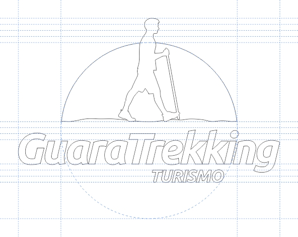 Linhas iniciais de criação do logotipo Linhas iniciais de criação do logotipo