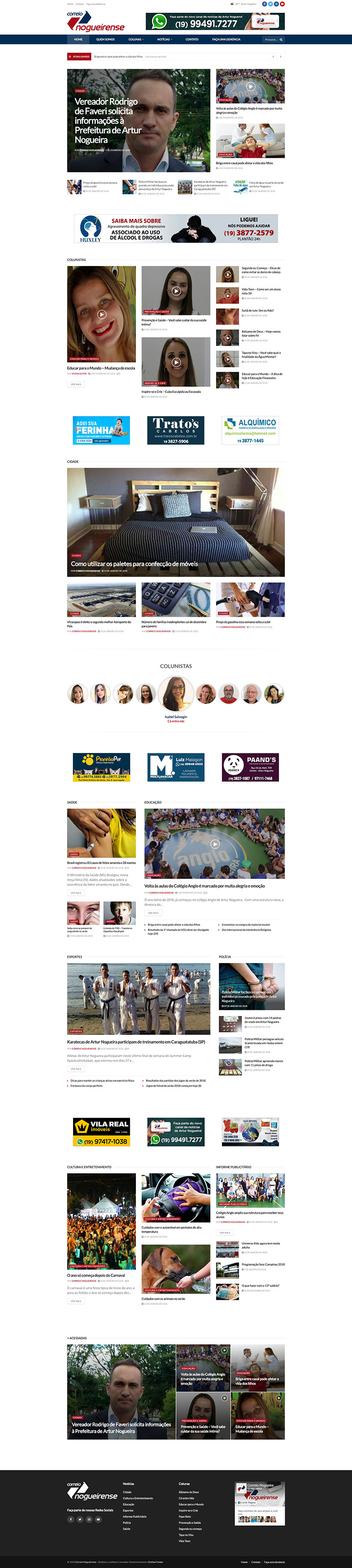 Site Correio Nogueirense 2017