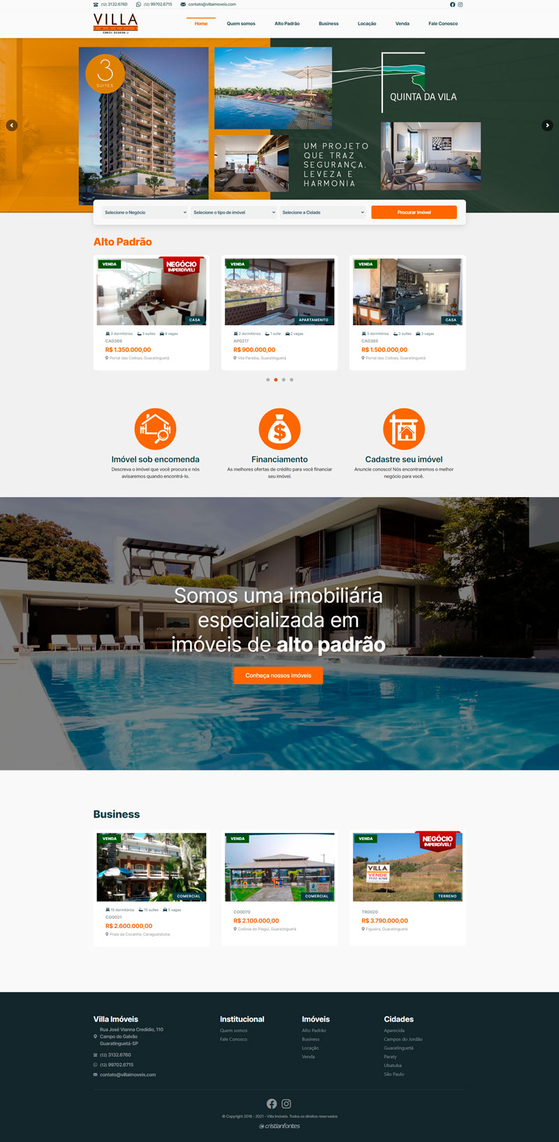 Site Villa Imóveis 2021